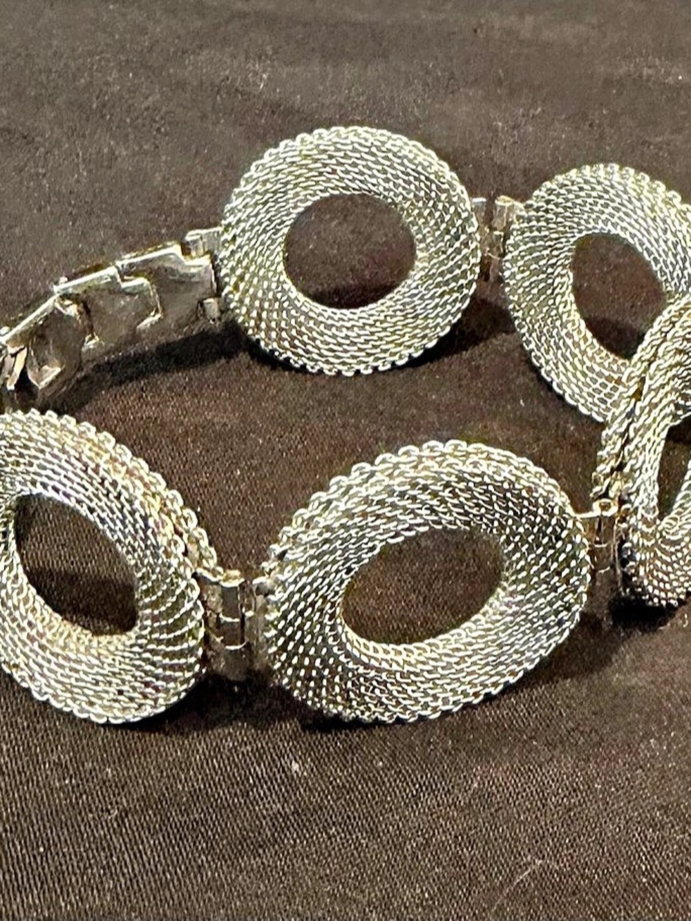 Silver-Tone Link Bracelet